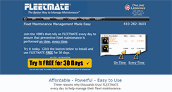 Desktop Screenshot of fleetmate.com